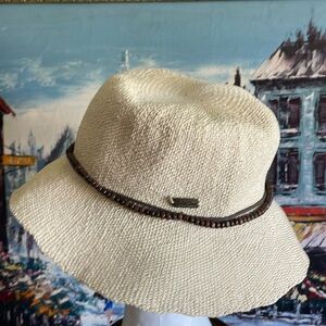 New Very Fun Bucket Style Woven Hat Neutral Color by Sun ‘N’ Sand